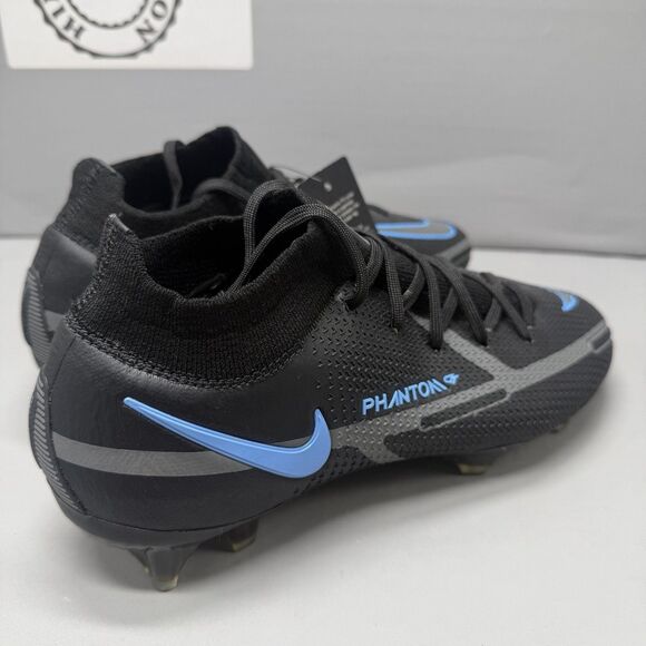 Nike Phantom GT2 Elite FG ACC Black Blue Soccer Cleats CZ9889-004 Men Sz 6 NEW main image 7